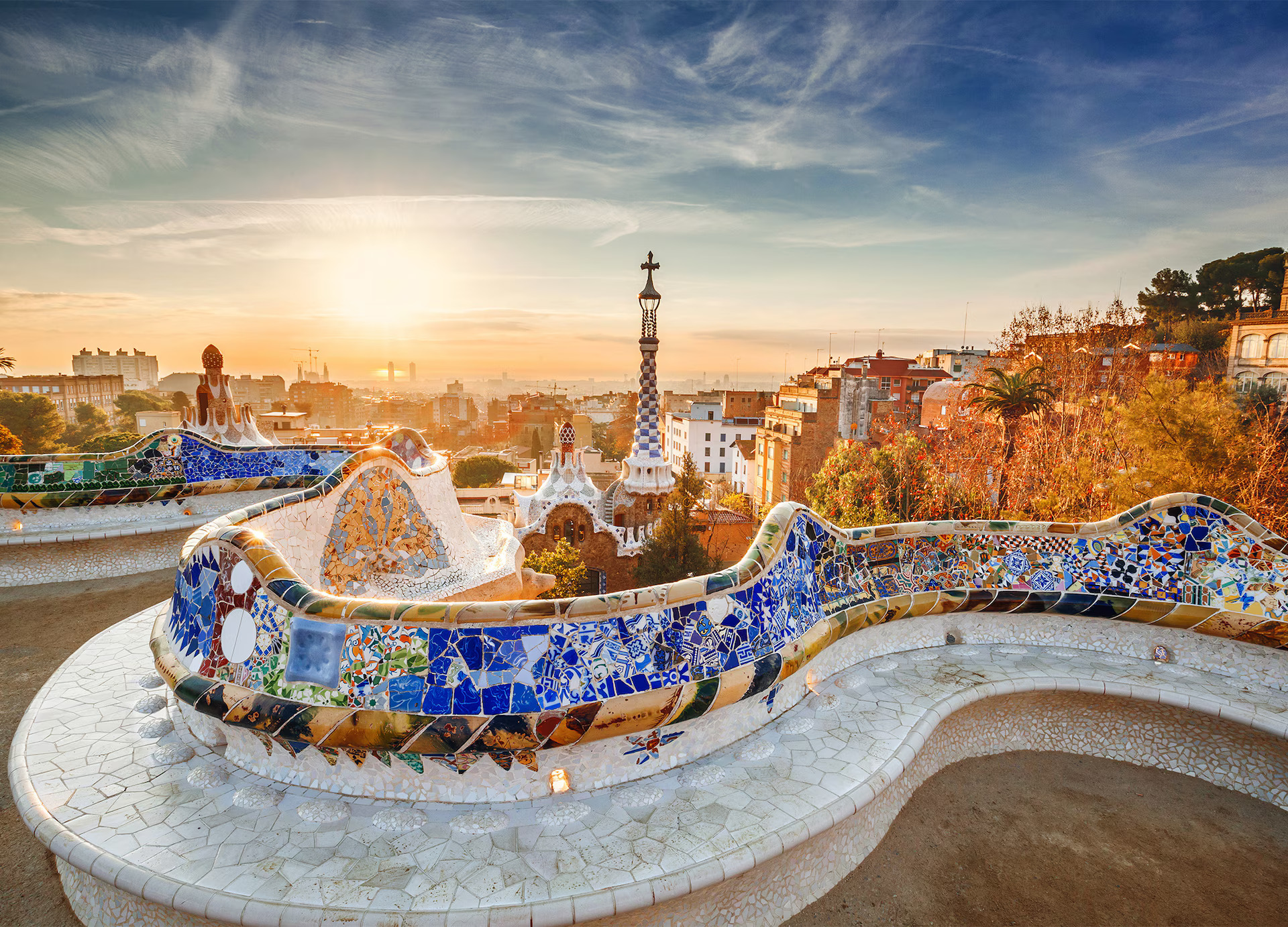 terrace of Park Güell